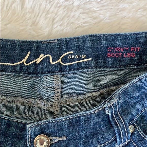 INC CURVY FOT BOOT LEG DENIM - Picture 3 of 7